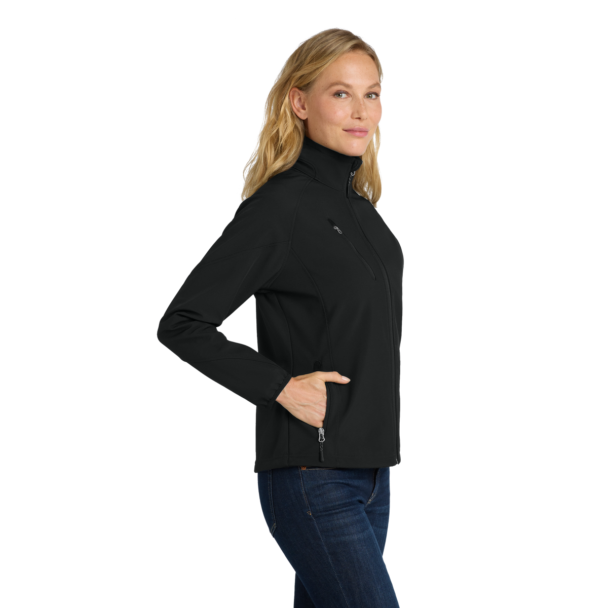 C2703W Ladies Port Authority Textured Soft Shell Jacket