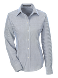 C1697W Ladies Crown Collection Banker Stripe Shirt