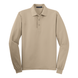 C1308MLS Mens Silk Touch Long Sleeve Polo