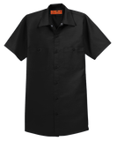 C1743MT Mens Long Size Short Sleeve Industrial Work Shirt
