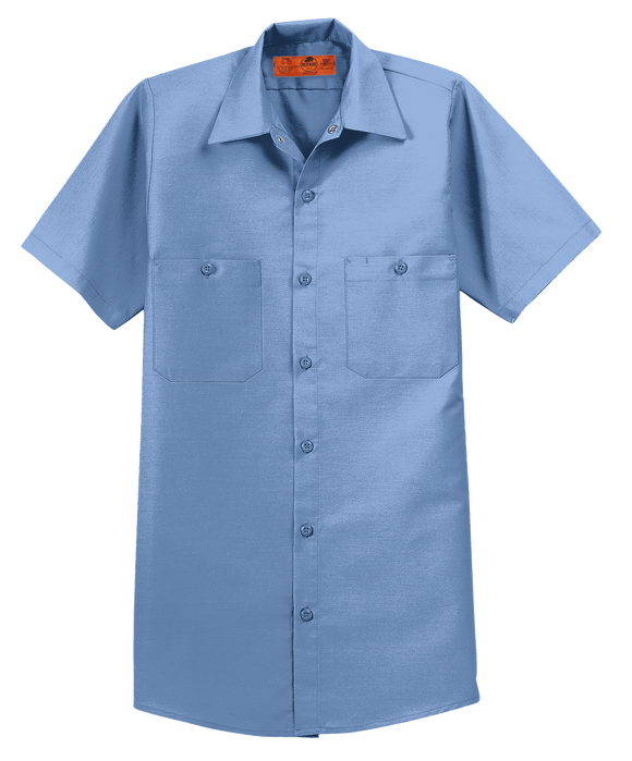 C1743MT Mens Long Size Short Sleeve Industrial Work Shirt