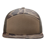 C2650 Printed 7-Panel Trucker