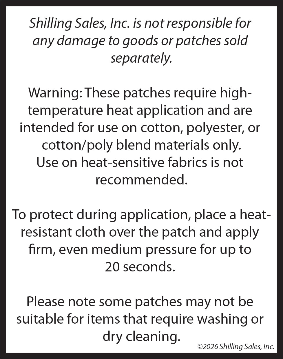 Carrier Patches