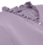 C2619 Ladies Long Sleever Ruffle Collar Blouse