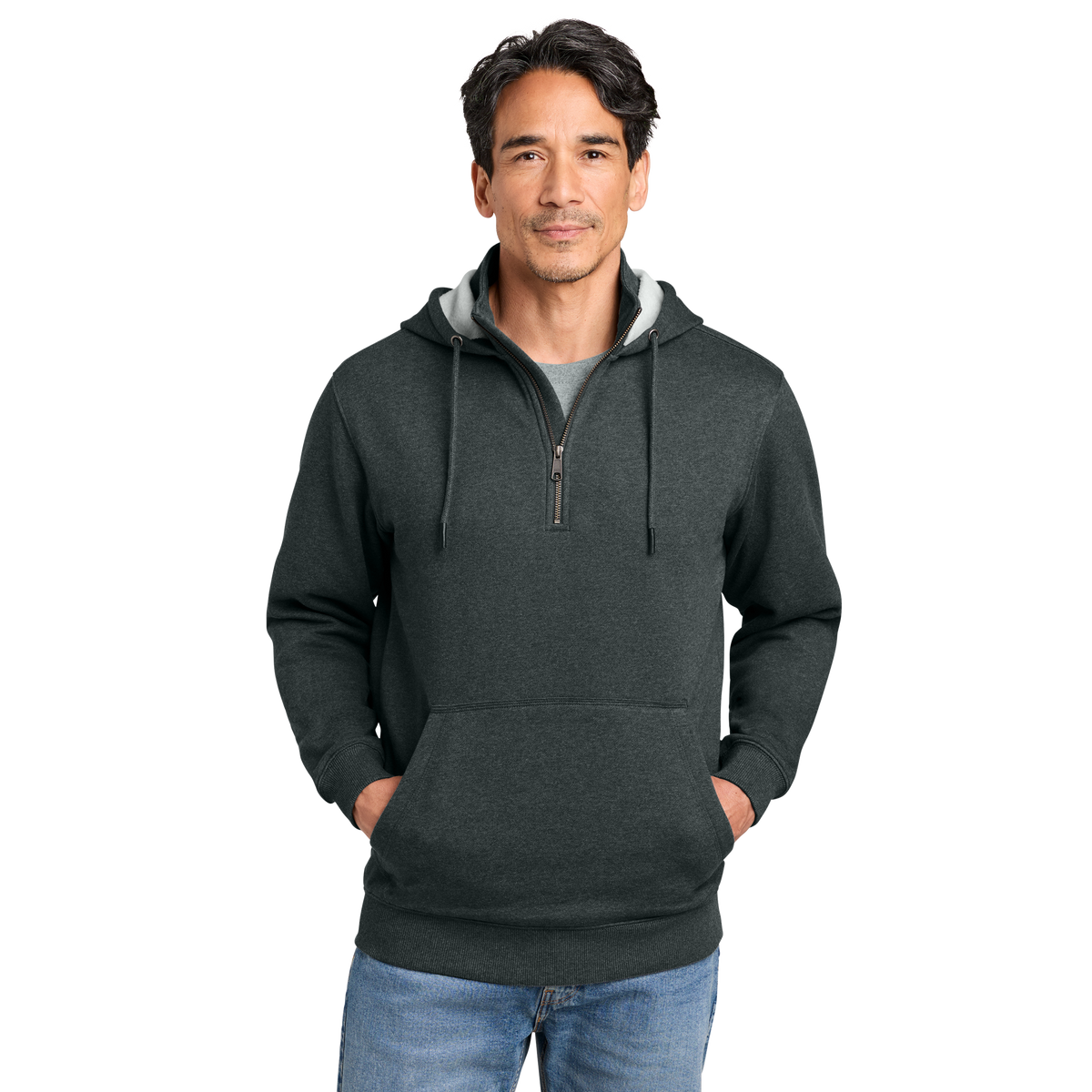 C2710 Mens CornerStone Tough Fleece 1/4-Zip Hoodie