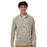 C2613 Mens Airweight KC Printed 1/4 Zip Pullover