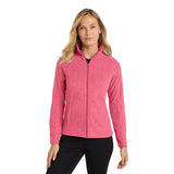 C1731W Ladies Heather Microfleece Full-Zip Jacket