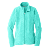 C1731W Ladies Heather Microfleece Full-Zip Jacket