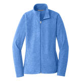 C1731W Ladies Heather Microfleece Full-Zip Jacket