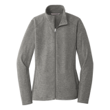 C1731W Ladies Heather Microfleece Full-Zip Jacket