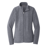 C1731W Ladies Heather Microfleece Full-Zip Jacket