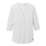 C2028W Ladies Jewel Henley