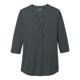 C2028W Ladies Jewel Henley