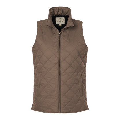 C2717W  Ladies Vintage Diamond Quilted Vest