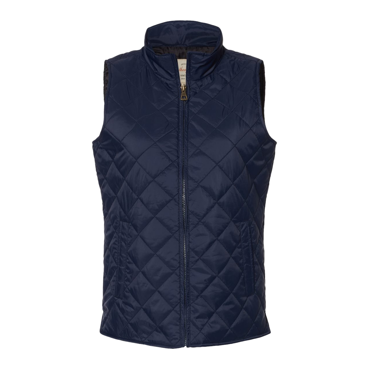 C2717W  Ladies Vintage Diamond Quilted Vest