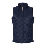 C2717W  Ladies Vintage Diamond Quilted Vest