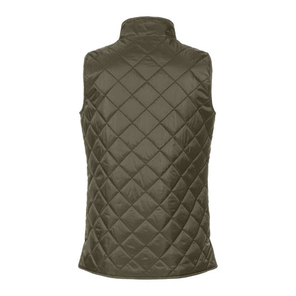 C2717W  Ladies Vintage Diamond Quilted Vest