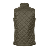 C2717W  Ladies Vintage Diamond Quilted Vest