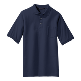 C1308MPT Mens Tall Silk Touch Polo with Pocket