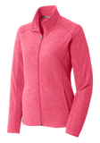 C1731W Ladies Heather Microfleece Full-Zip Jacket
