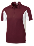 C1765M Mens Side Blocked Micropique Sport-Wick Polo